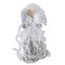 Northlight 16" White and Silver Lighted Angel Sequined Gown Christmas Tree Topper